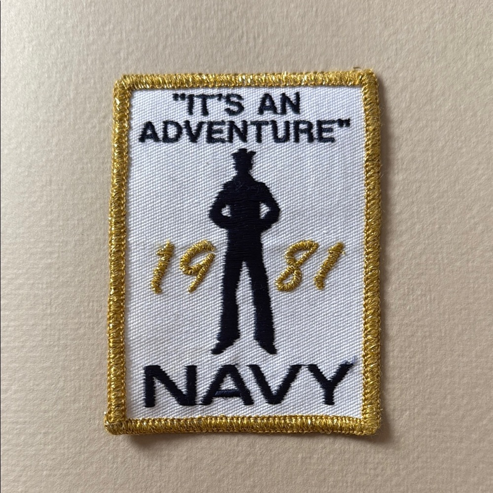 Vintage Navy Adventure Patch